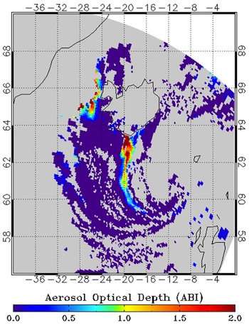 GOES-R AOD using proxy data